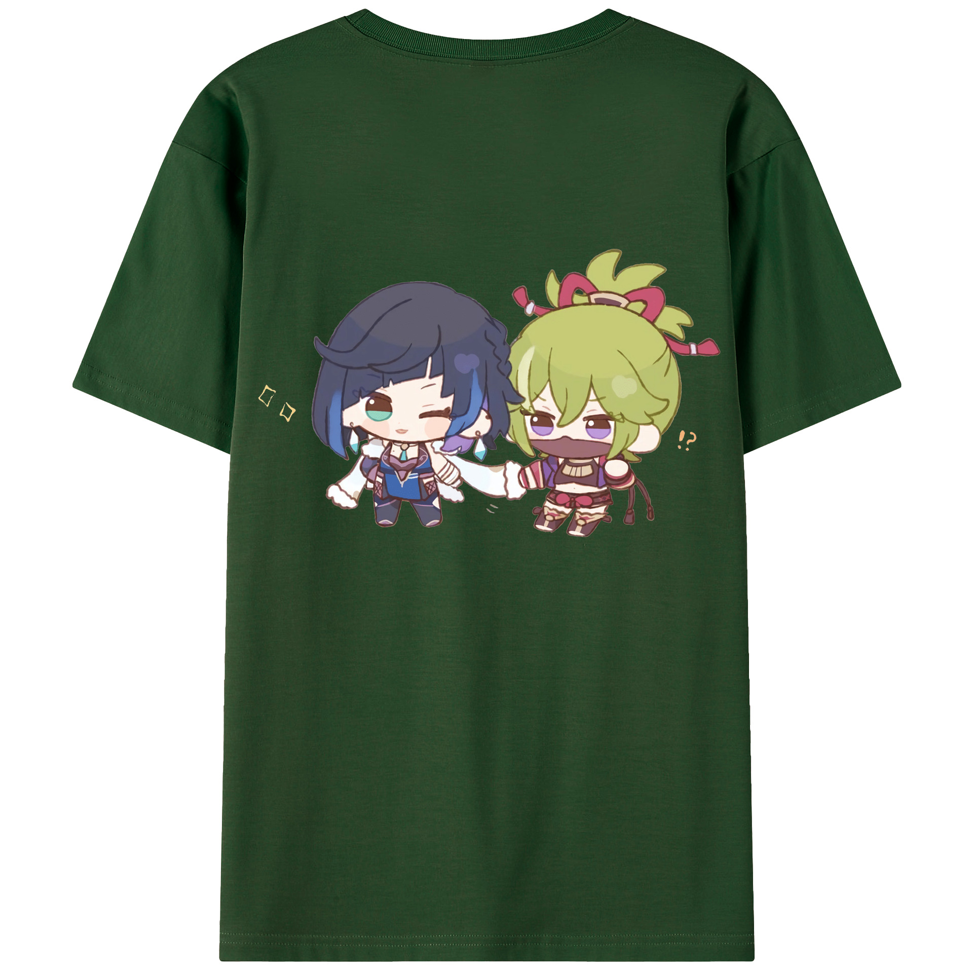 げんし神  久岐忍 くき しのぶ genshin Kuki Shinobu 綿100％半袖Tシャツ（背面プリント）